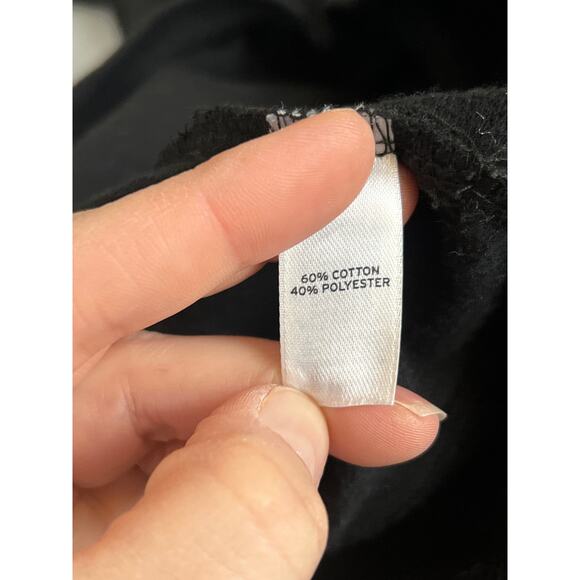 BP black crewneck open back cotton blend long sleeved sweater size L - Picture 4 of 5